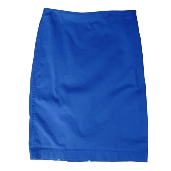 Tristan Pencil Skirt Stretch Royal  Blue 4 - Picture 1 of 8